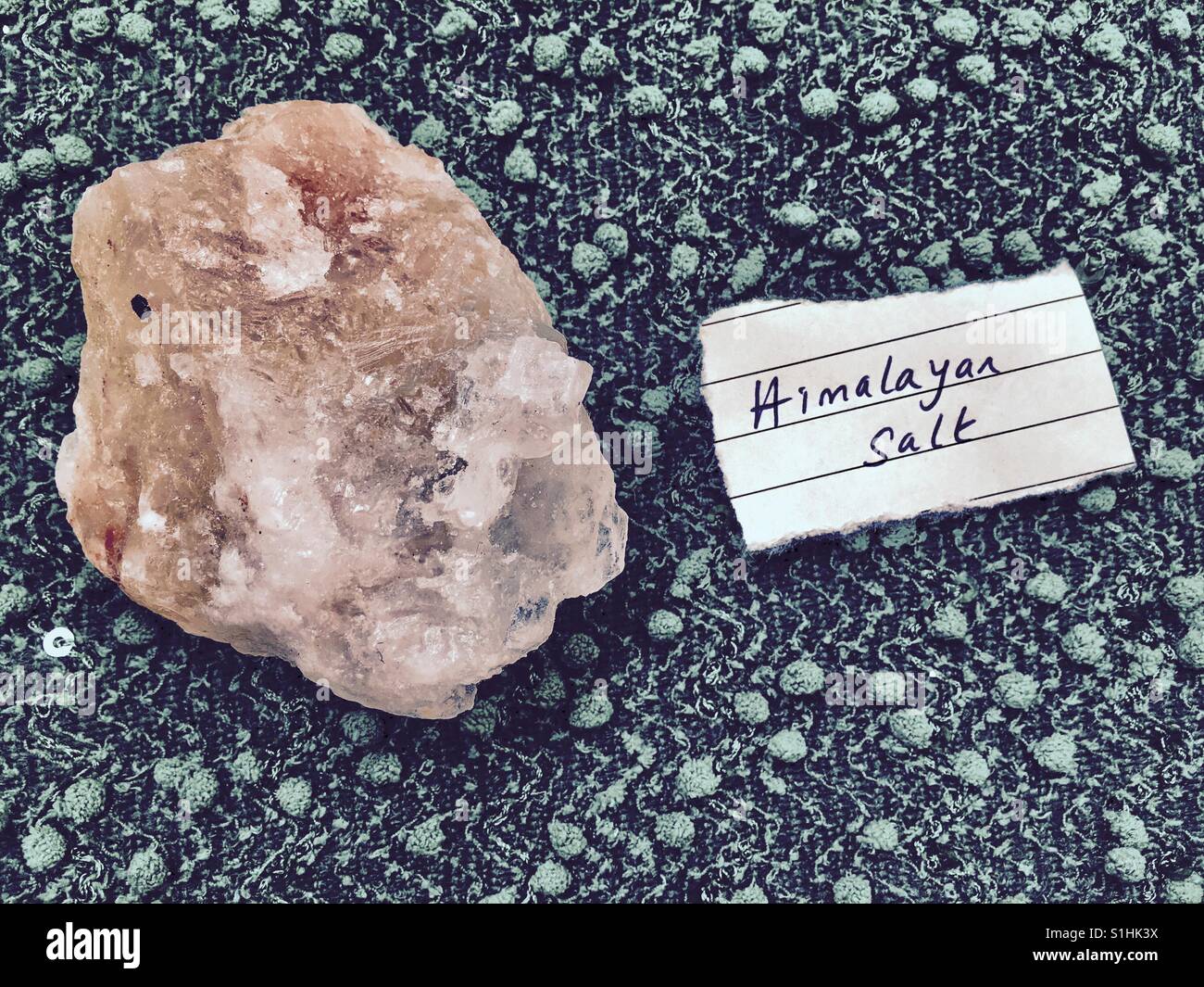 Himalayan salt - Smartphone Captured Stock Image
