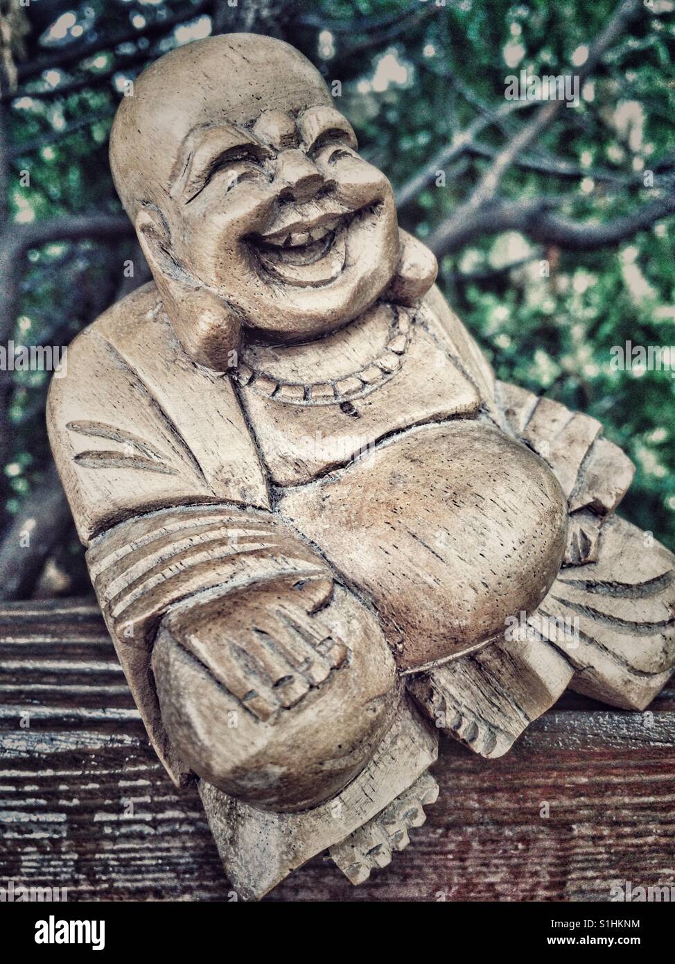 Laughing Buddha Stock Photo