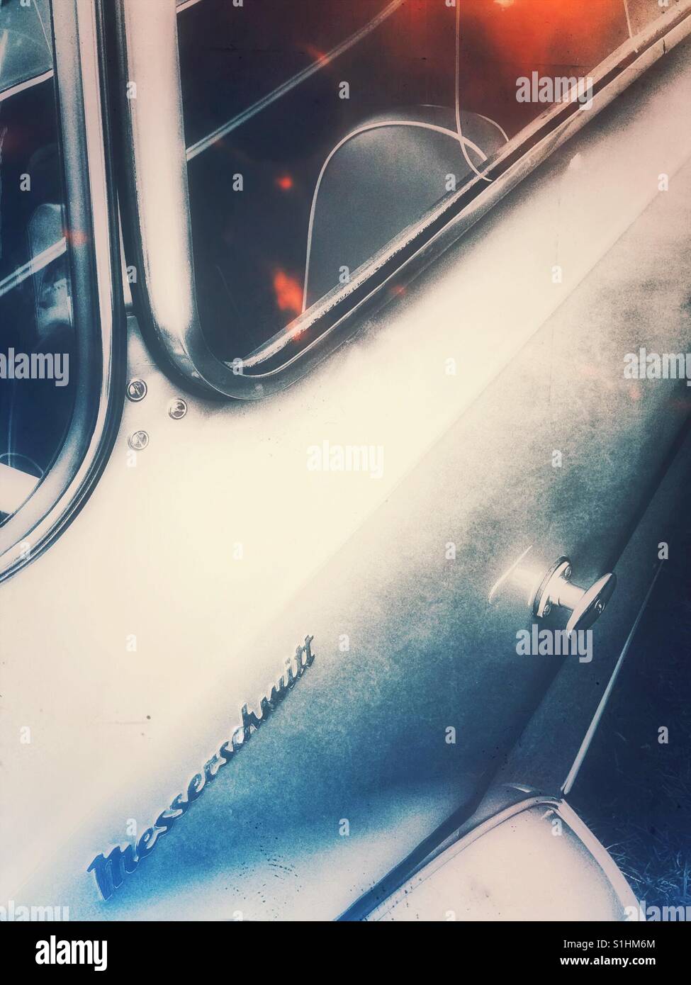 Messerschmitt three wheeled bubble car - Smartphone Captured Stock Image