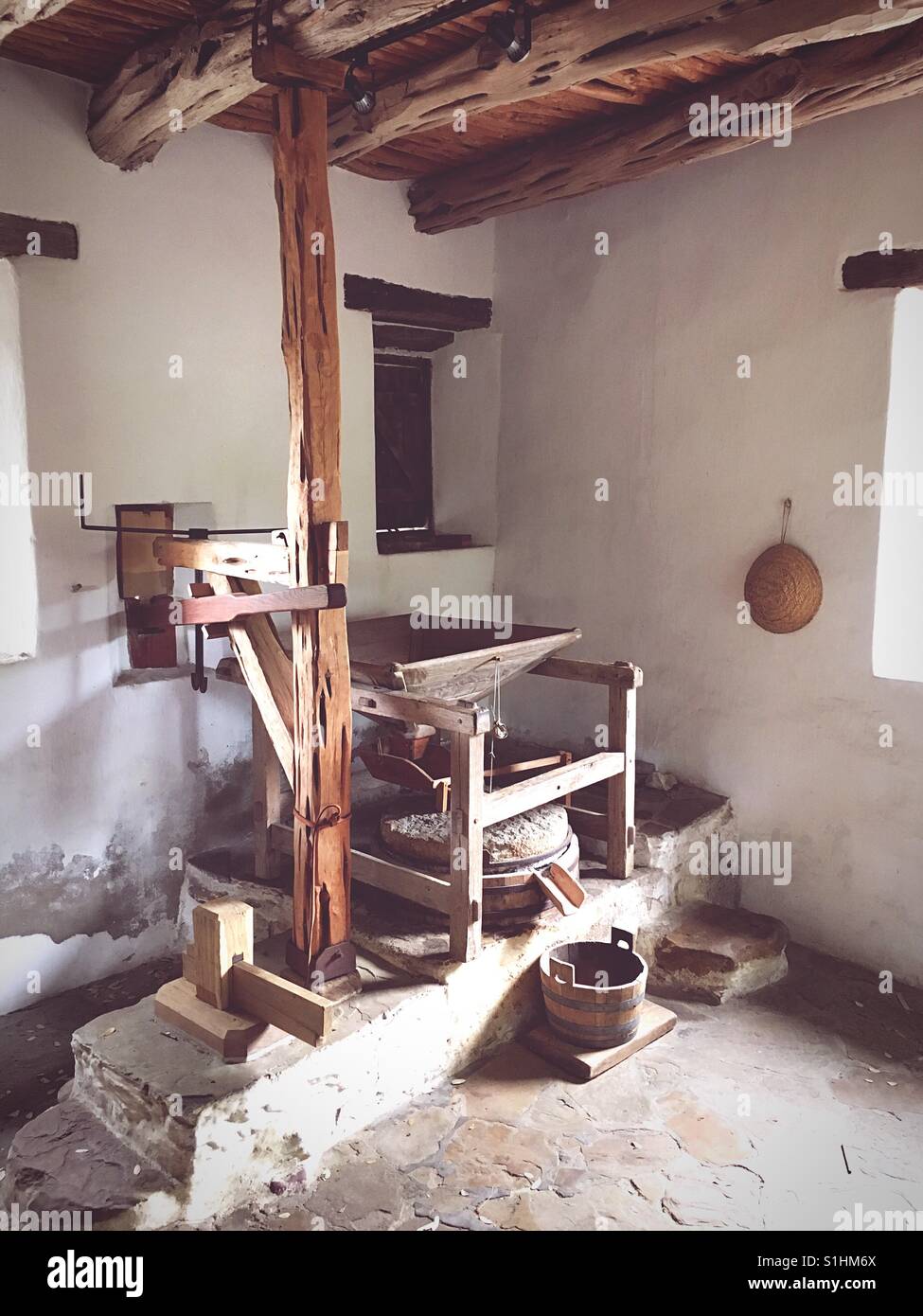 Old flour mill Stock Photo Alamy