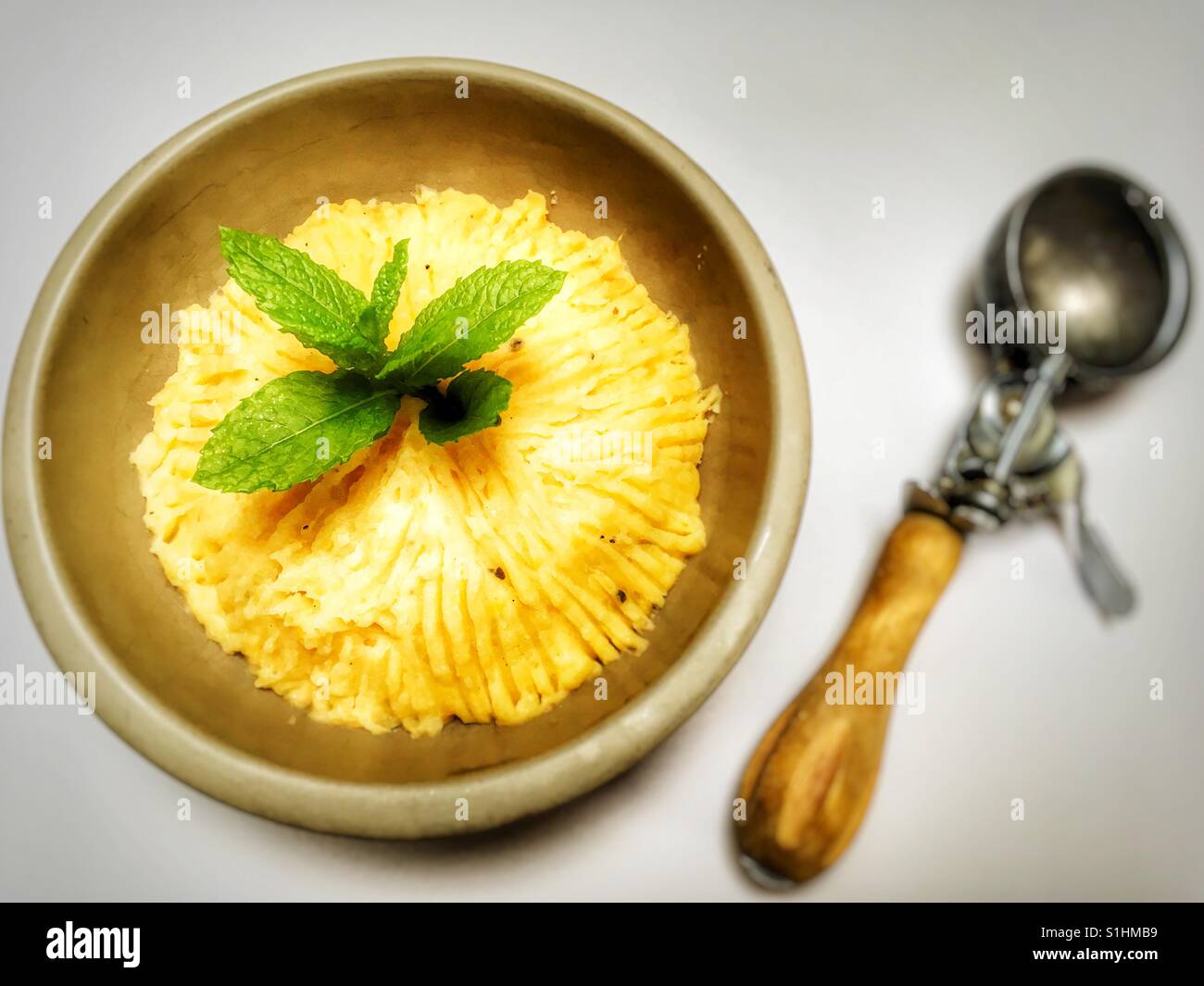 Mashed potato and swede - Smartphone Captured Stock Image