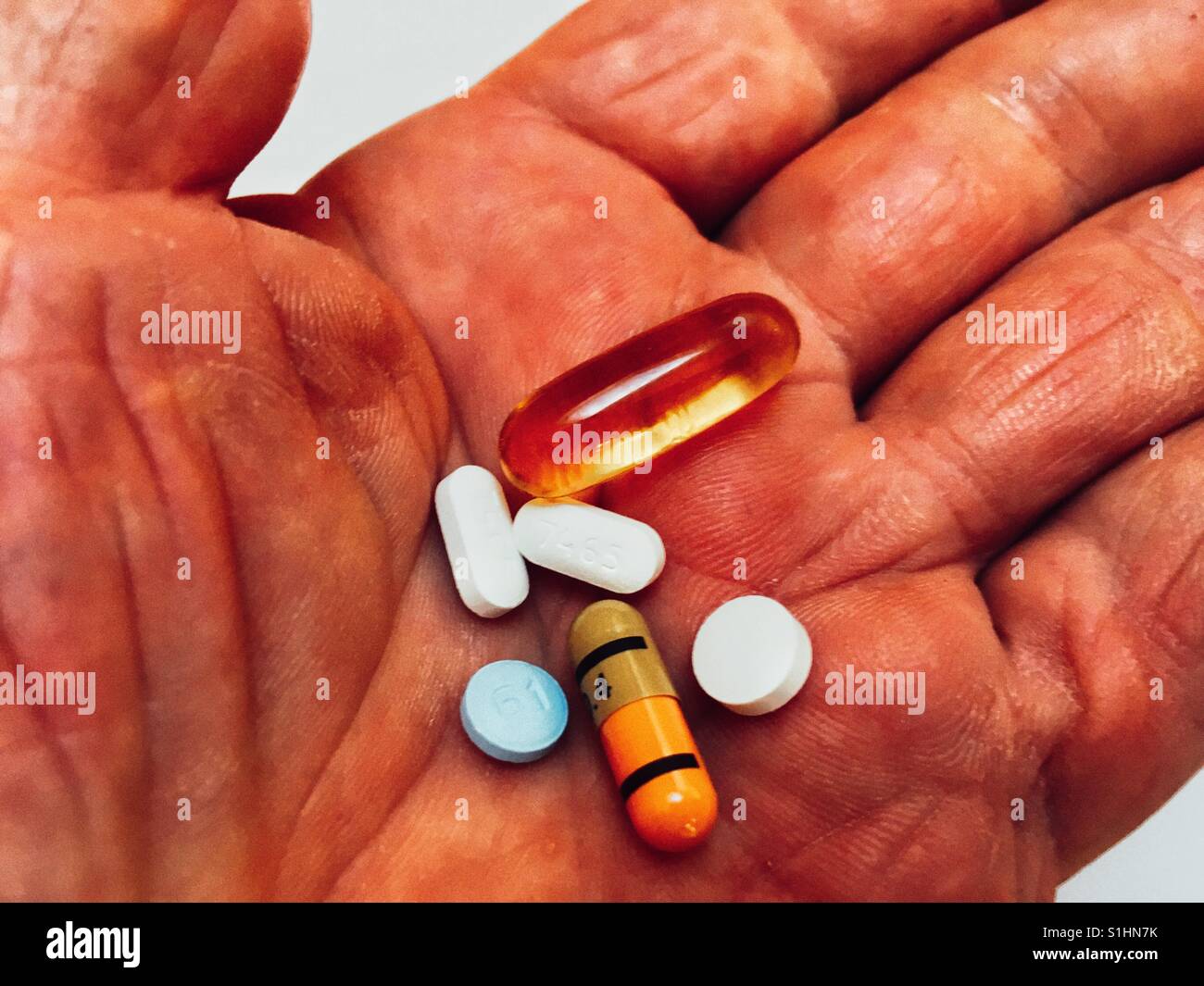 Dairy dosage - Smartphone Captured Stock Image
