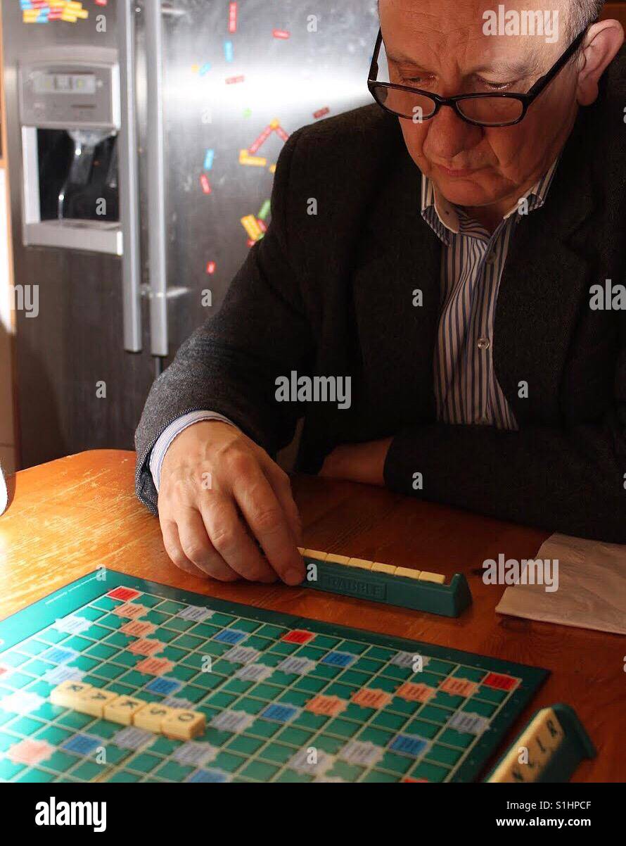 Board games for young and old Stock Photo