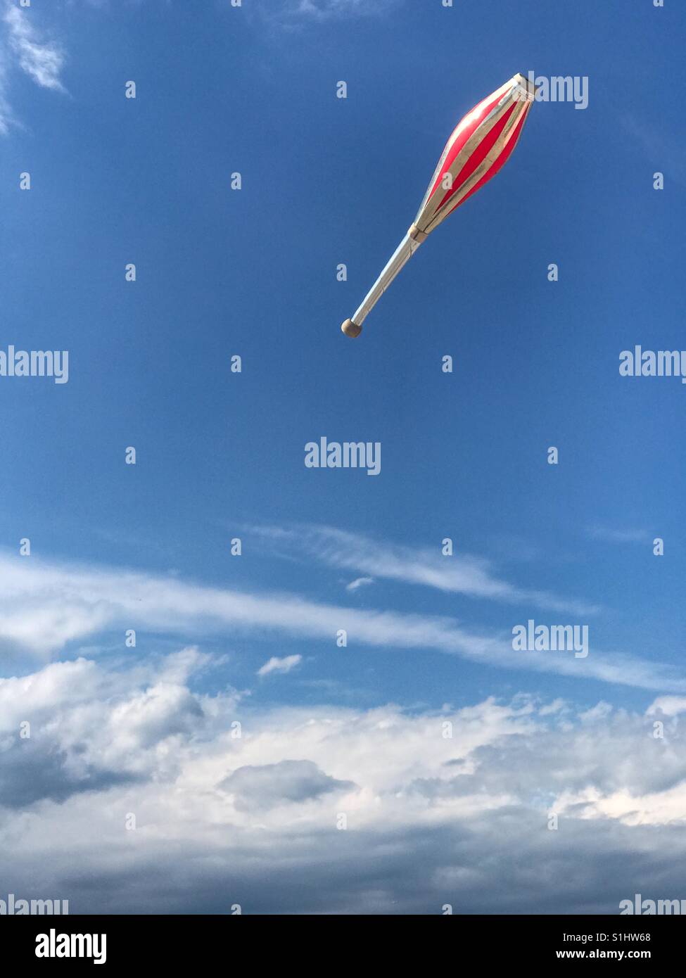 Juggling in the sky - Smartphone Captured Stock Image