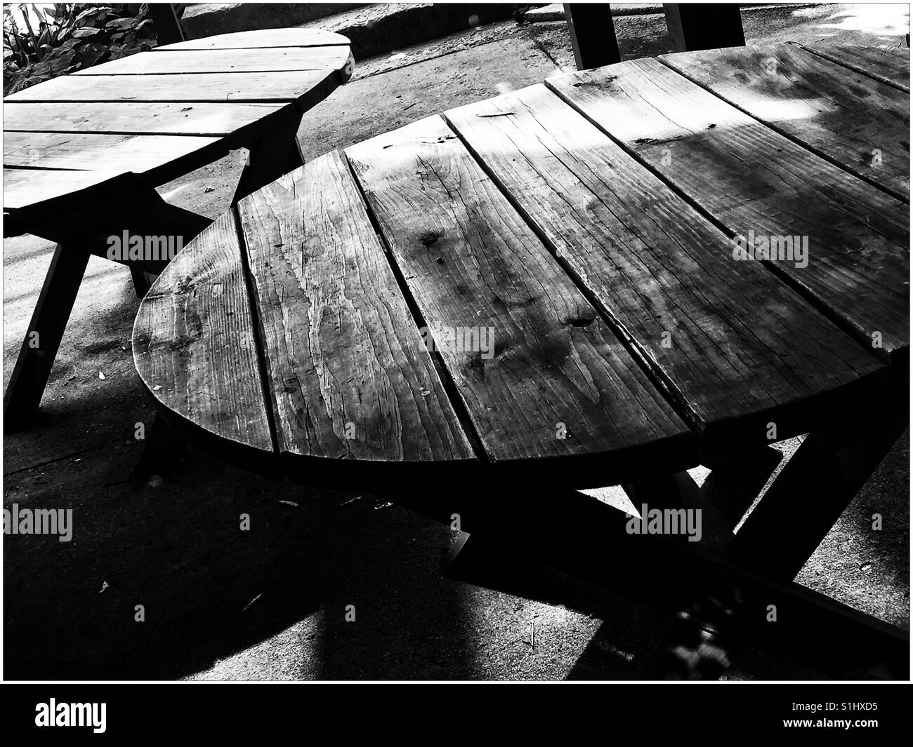 Old Dining Table Stock Photo Alamy