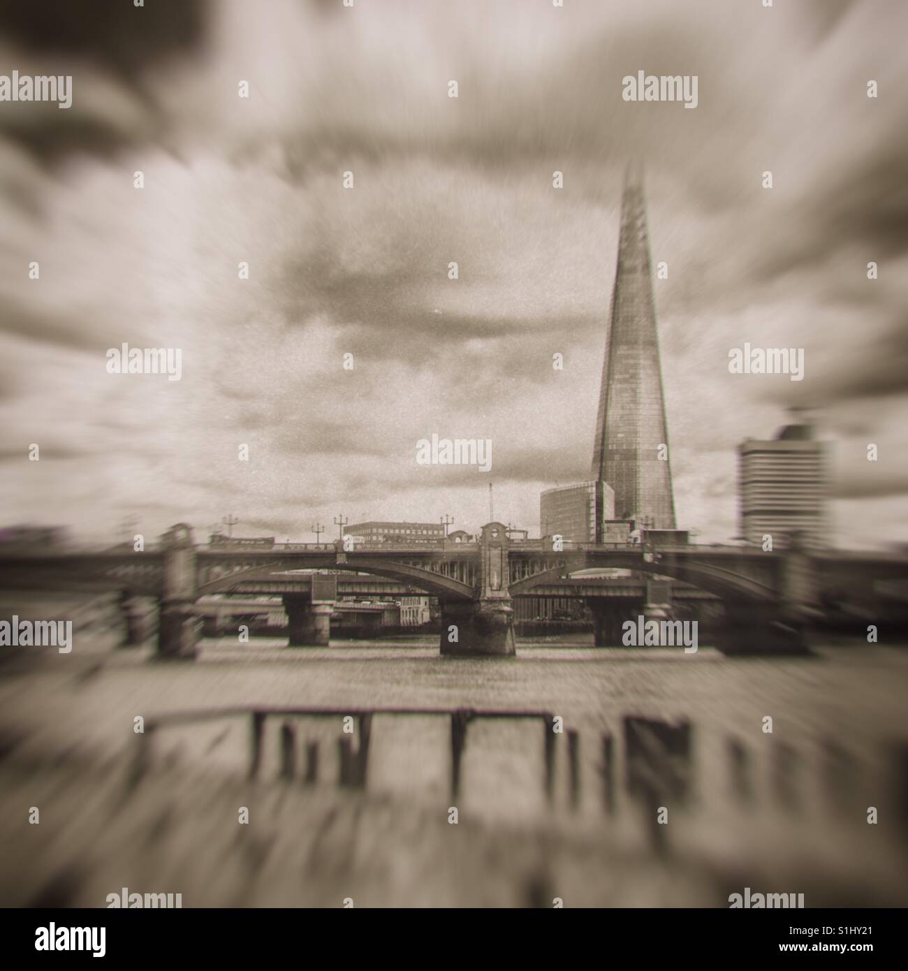 The Shard Building, London, UK - Smartphone Captured Stock Image