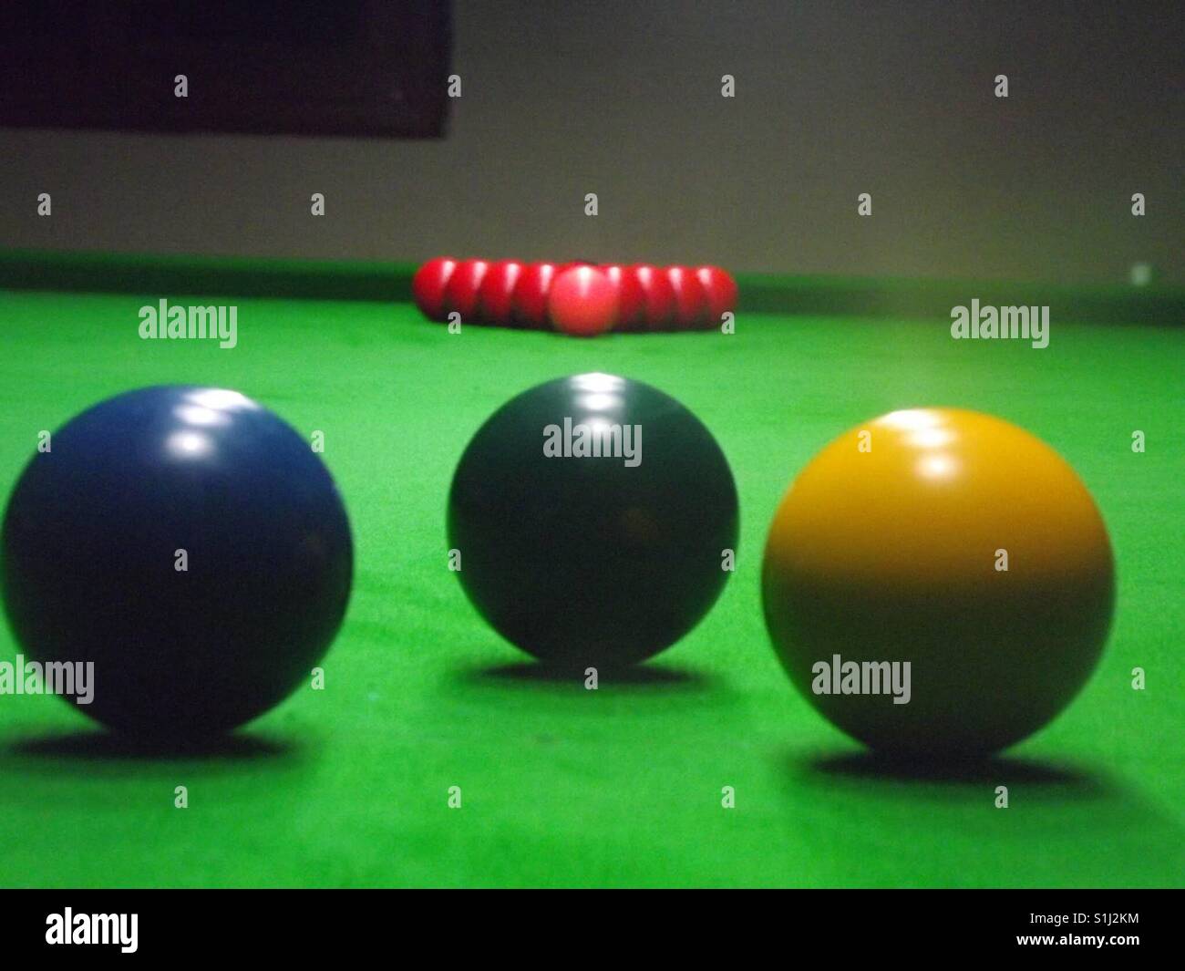 Snooker Balls Stock Photo