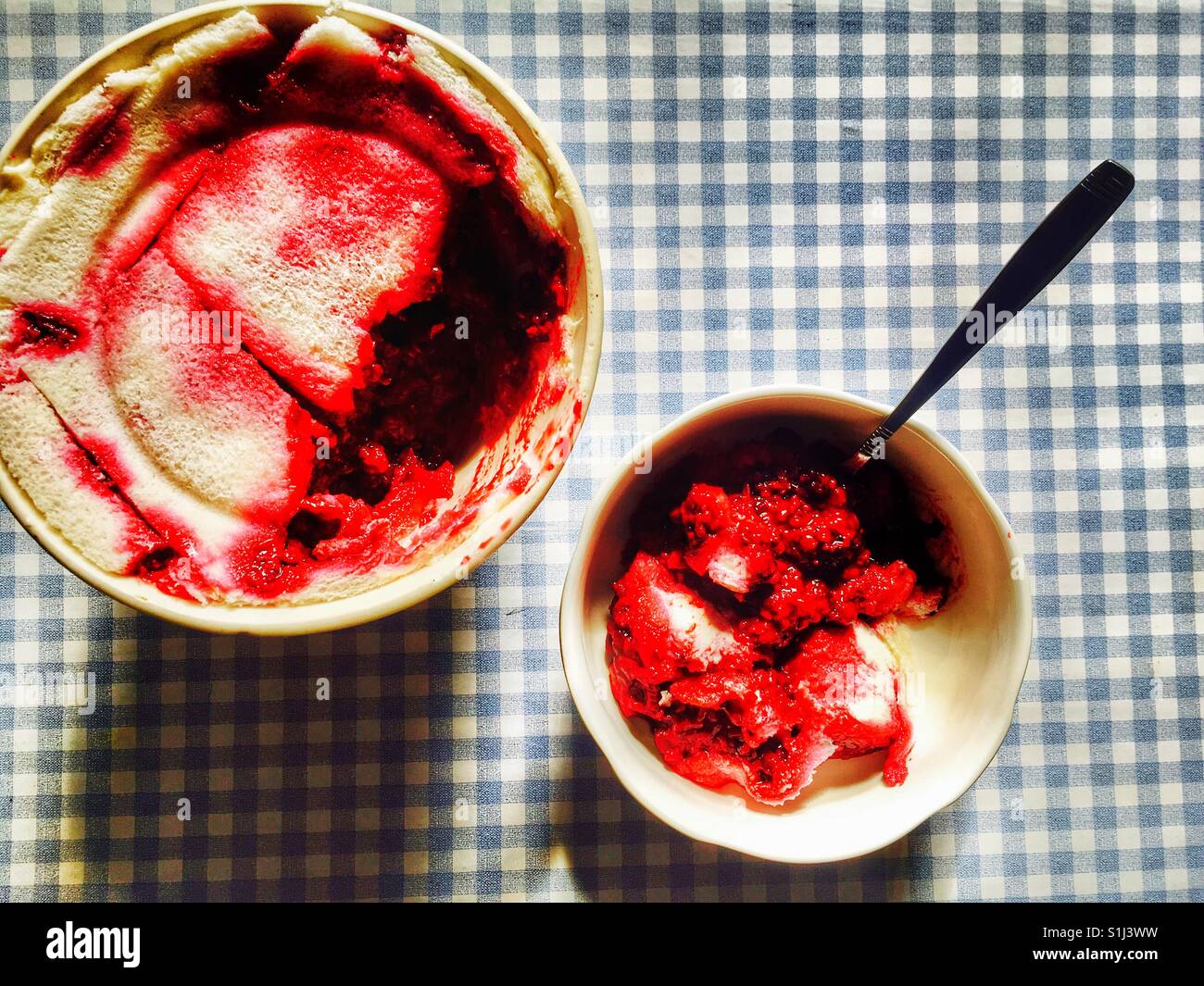 Summer pudding - Smartphone Captured Stock Image