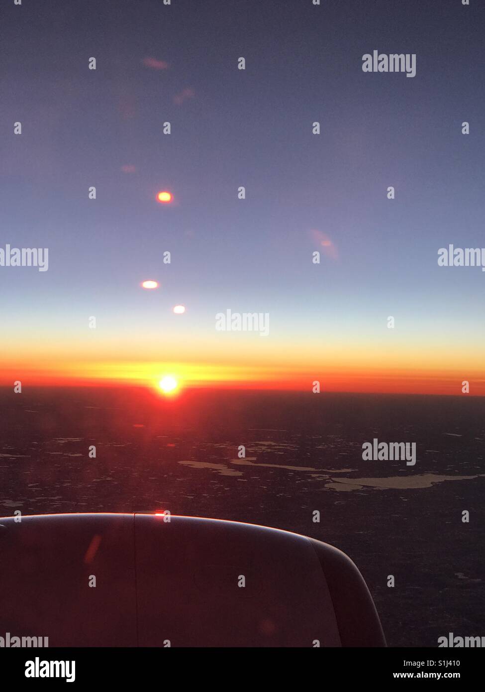 Sun going down Stock Photo Alamy