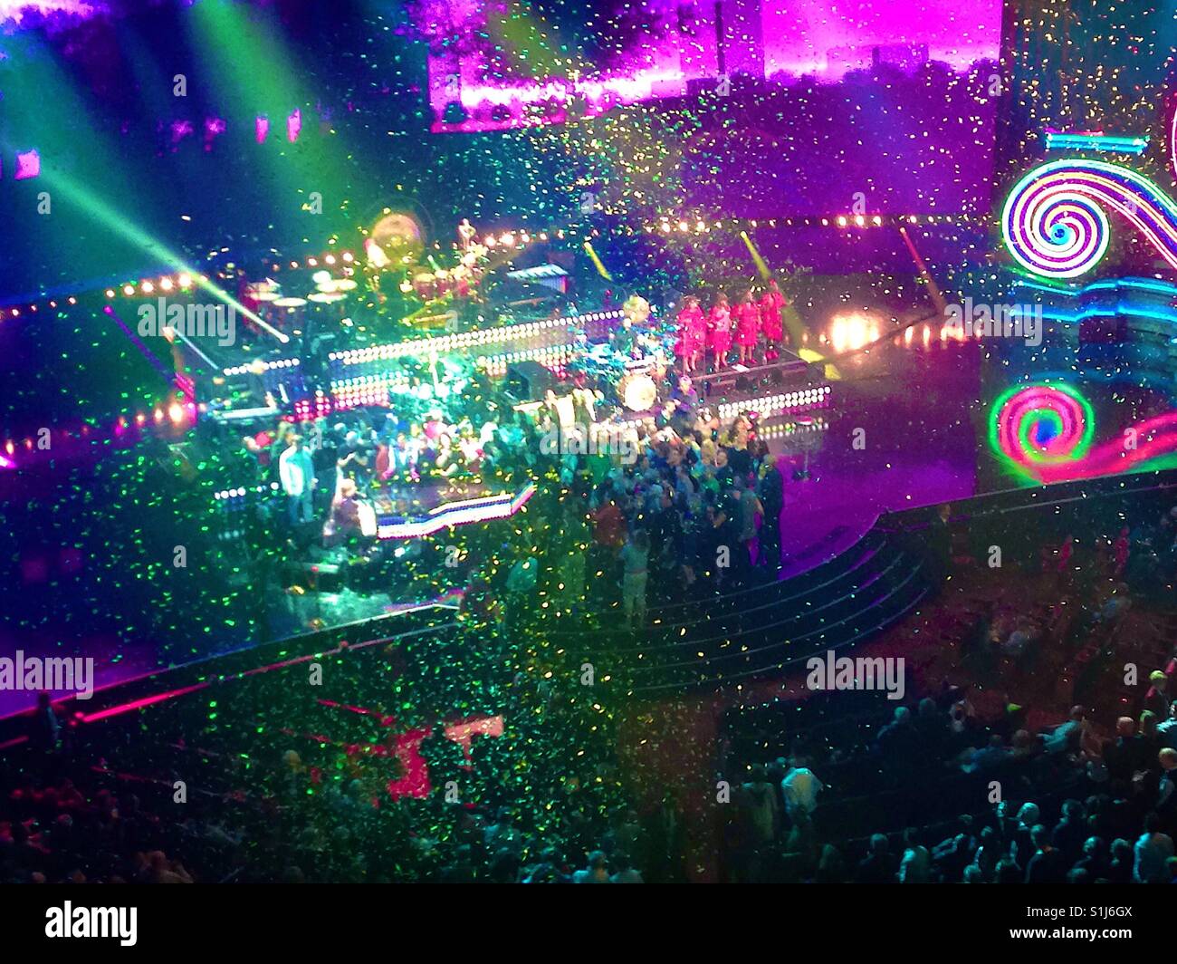 Elton John concert in Las Vegas Stock Photo - Alamy