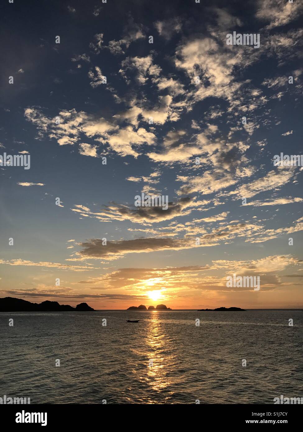 Sunrise on Redang Island, Terengganu, Malaysia Stock Photo