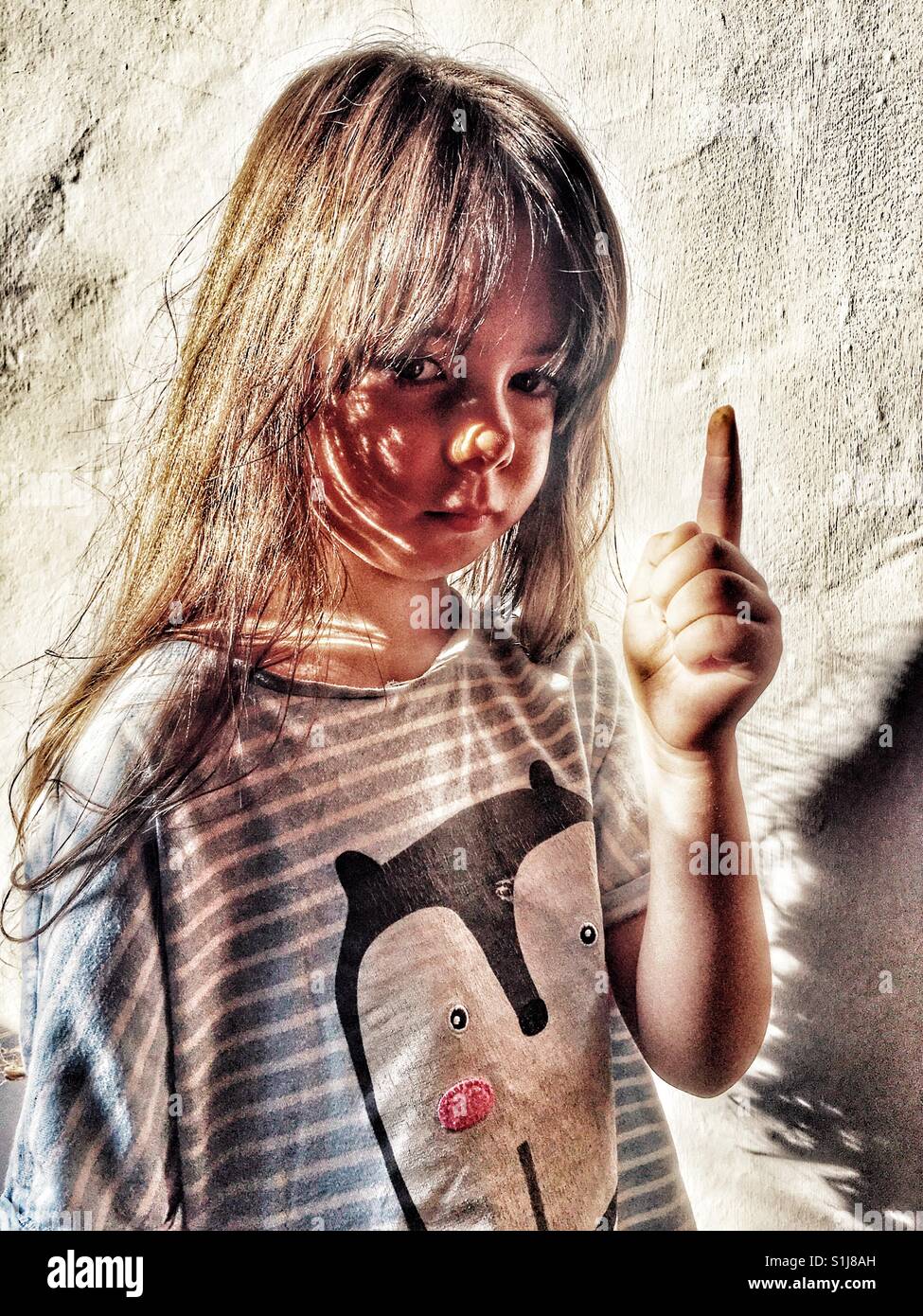 I'm number one! - Smartphone Captured Stock Image