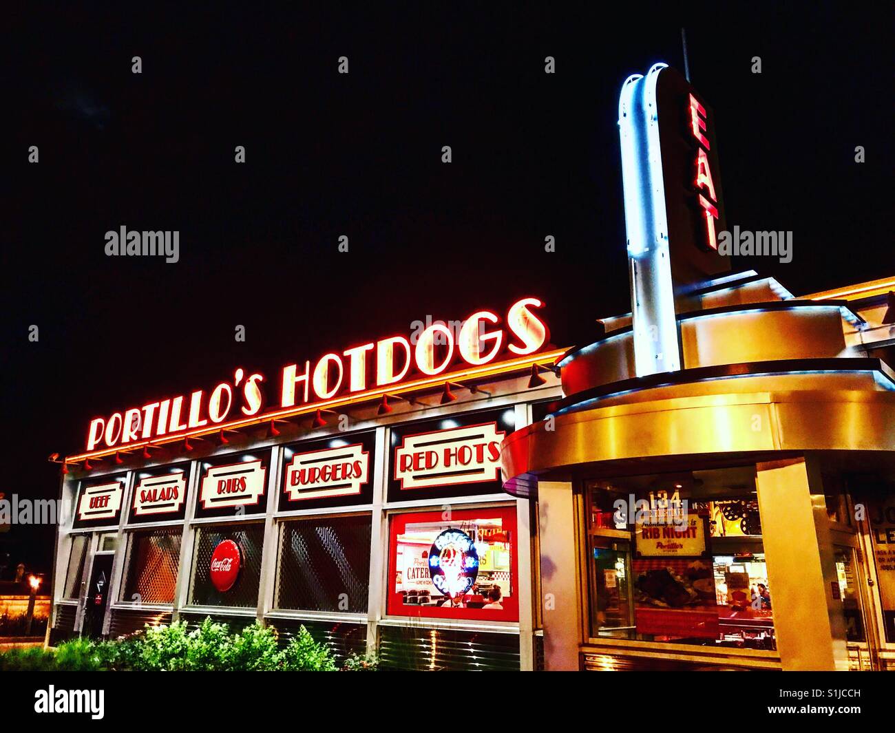 Chicago Portillo's Stock Photo