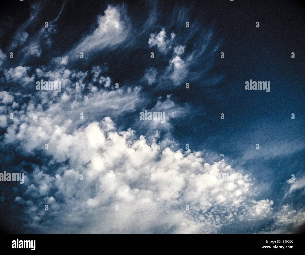 Cloud collection Stock Photo