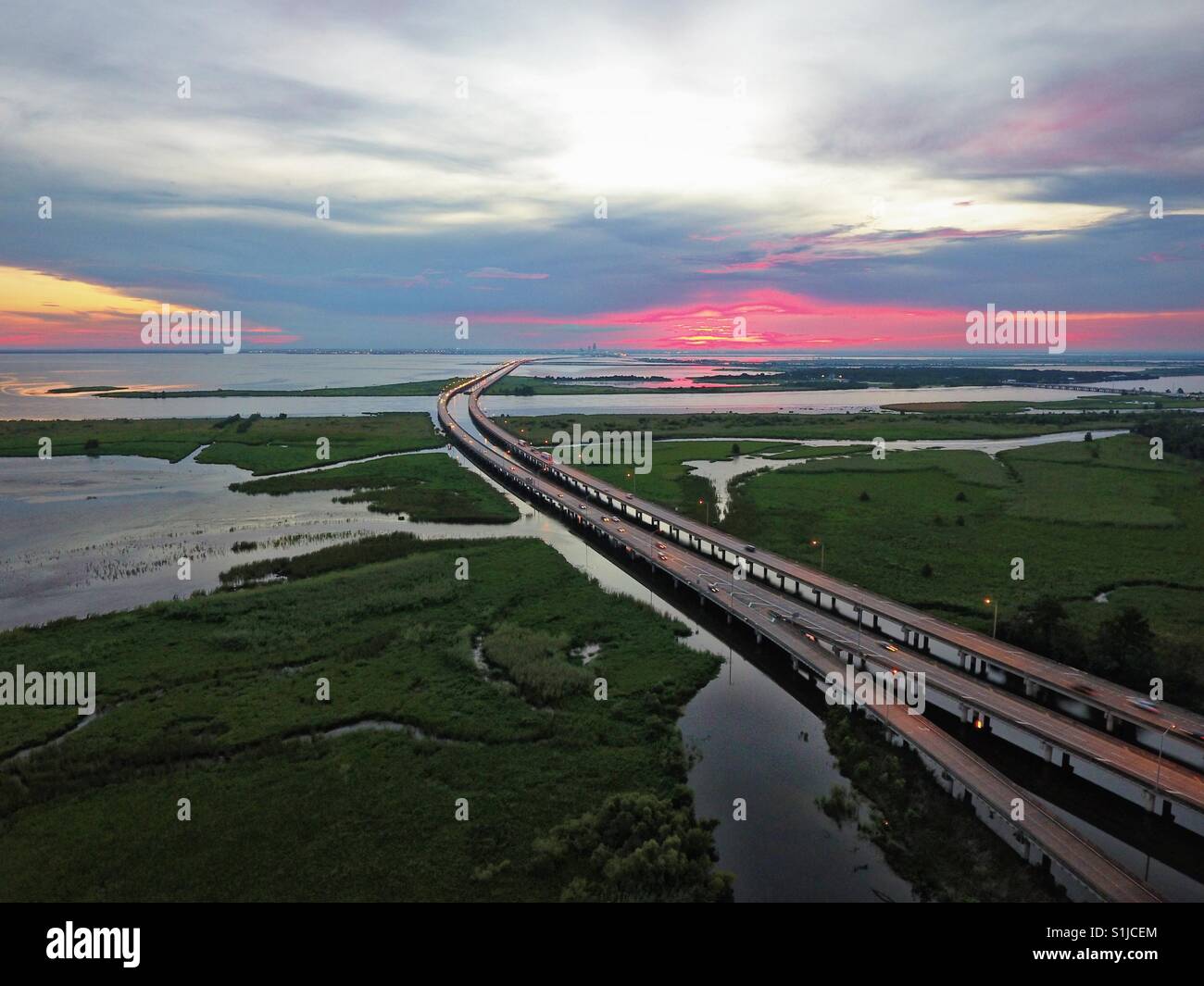 Sunset after storm - Smartphone Captured Stock Image