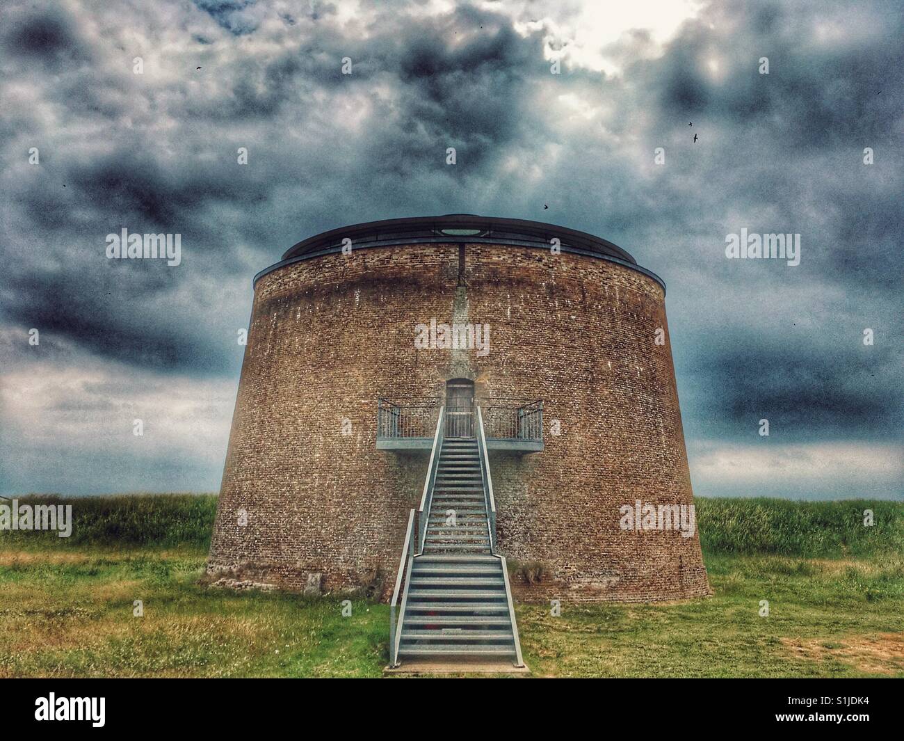 Martello tower - Smartphone Captured Stock Image