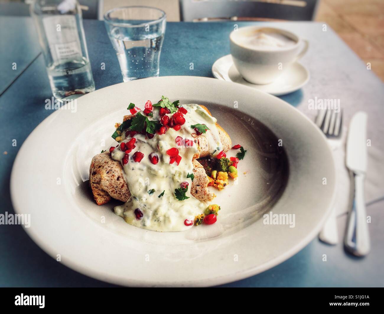 Waitrose spinach falafel - Smartphone Captured Stock Image