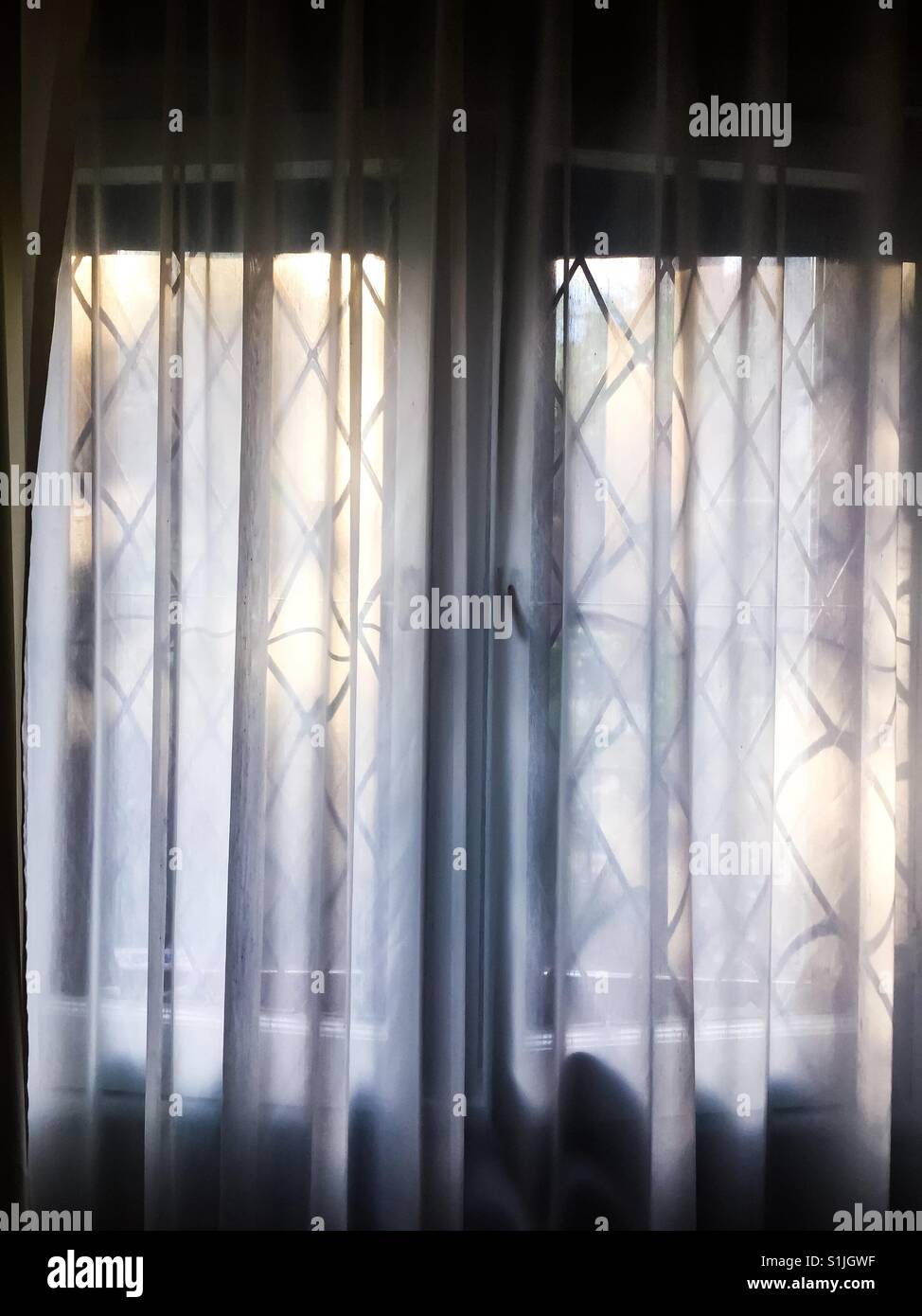 Curtain - Smartphone Captured Stock Image