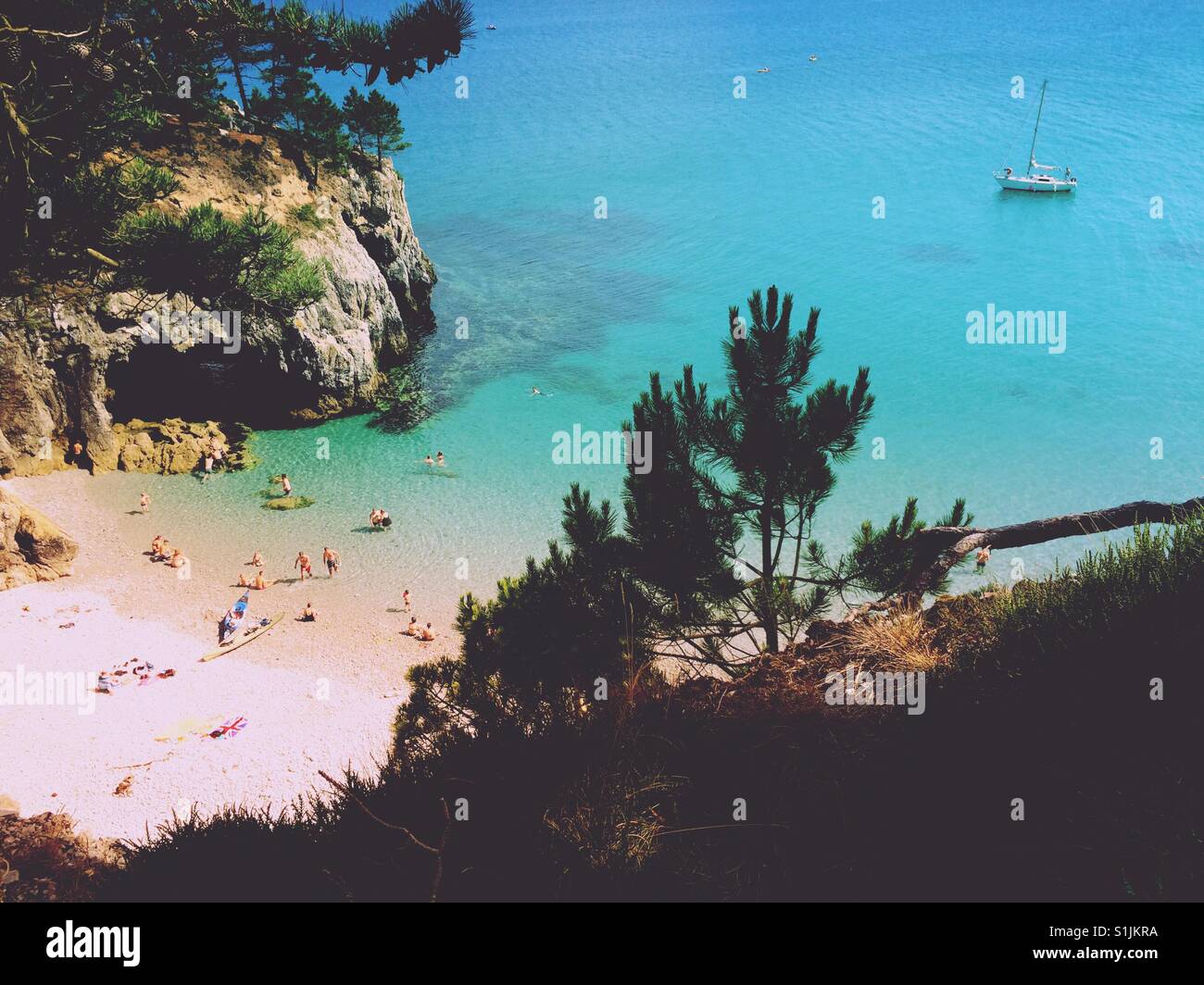 Brittany France - Smartphone Captured Stock Image