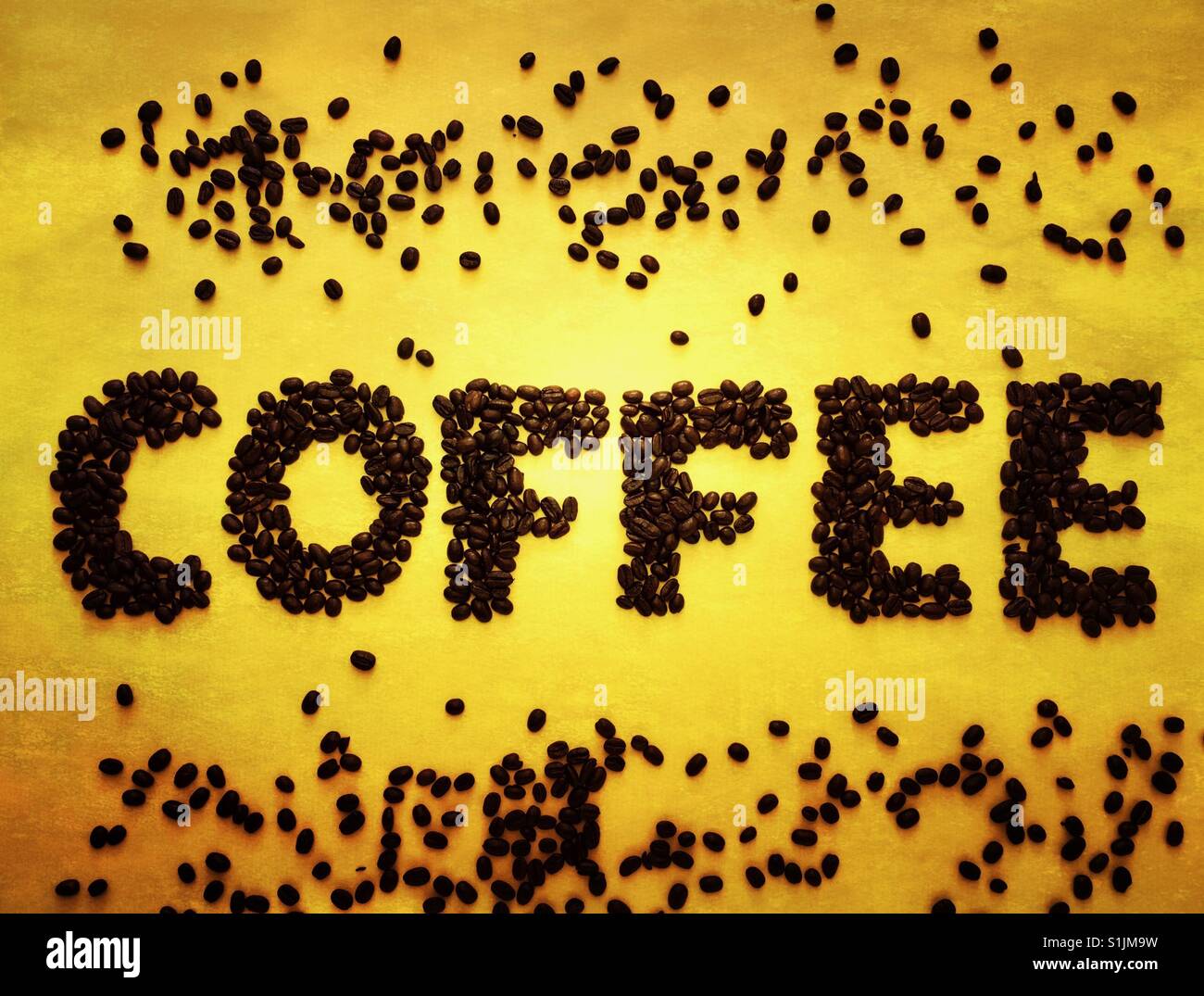 Word coffee coffee beans hires stock photography and images Alamy