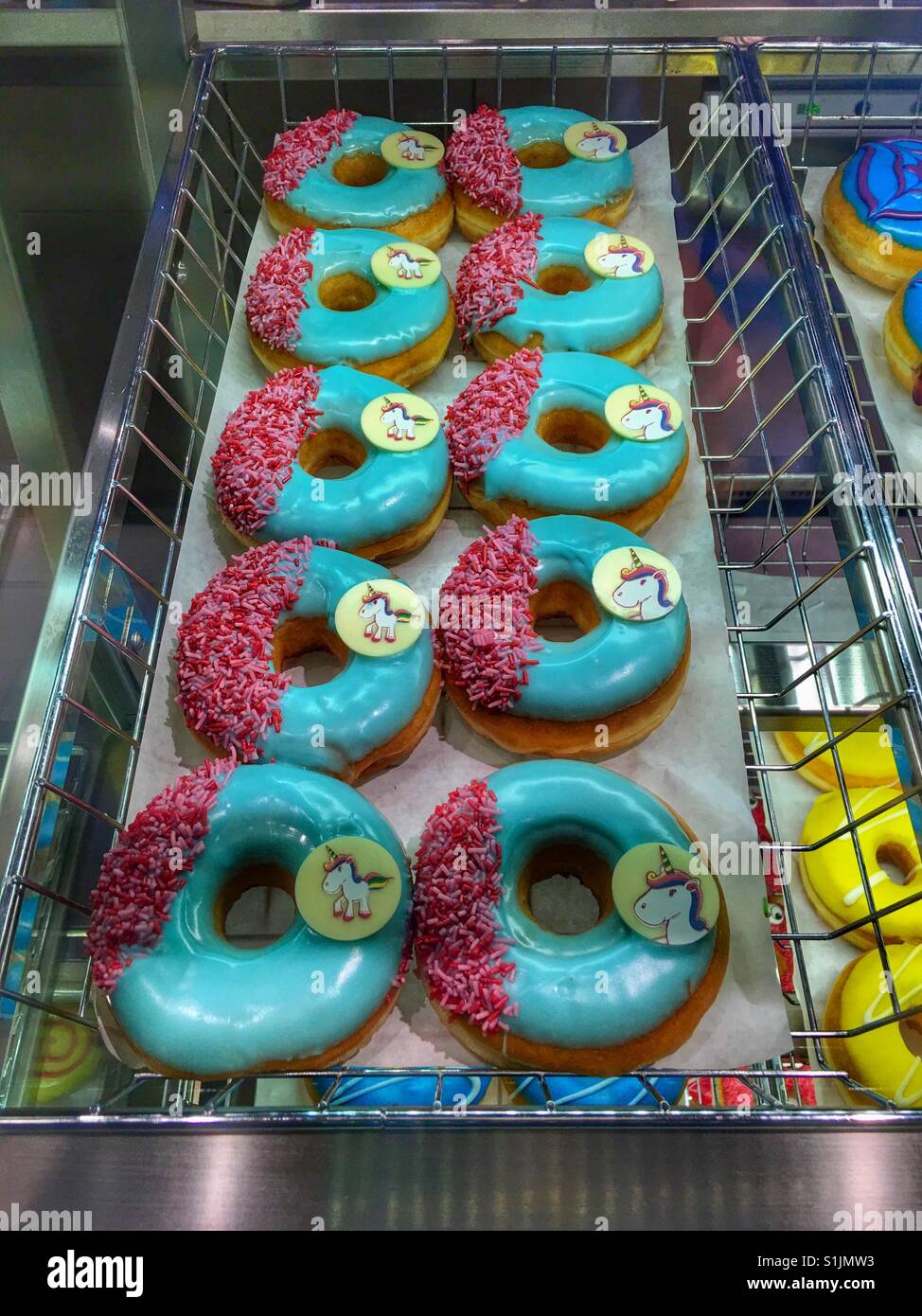 Unicorn donuts! - Smartphone Captured Stock Image