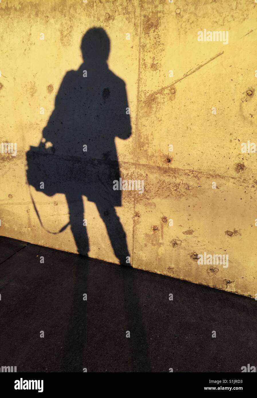 On the way home from work - Smartphone Captured Stock Image