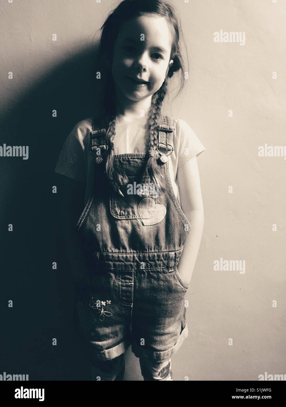 tesco black dungarees