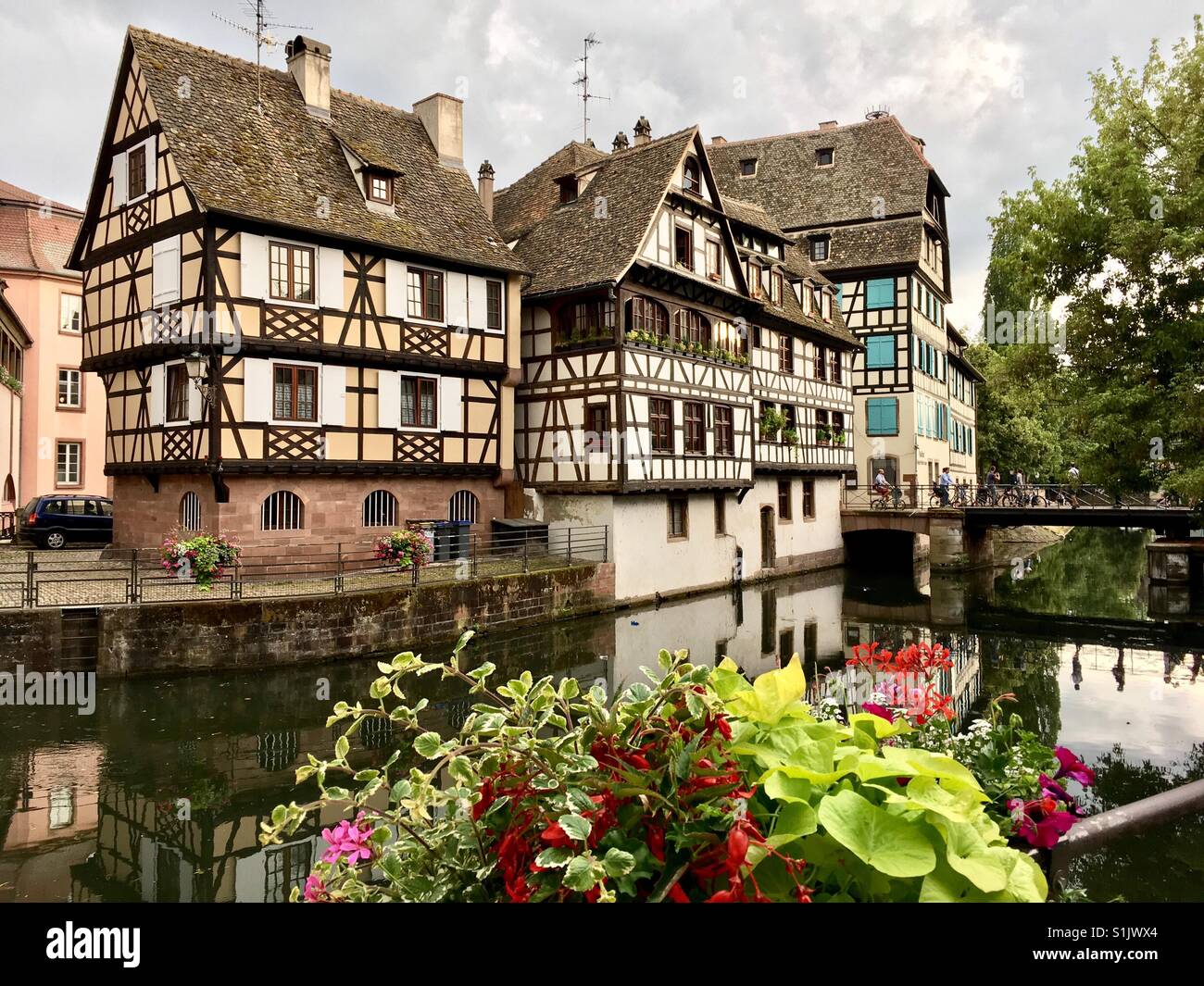 Petite France section of Strasbourg Stock Photo