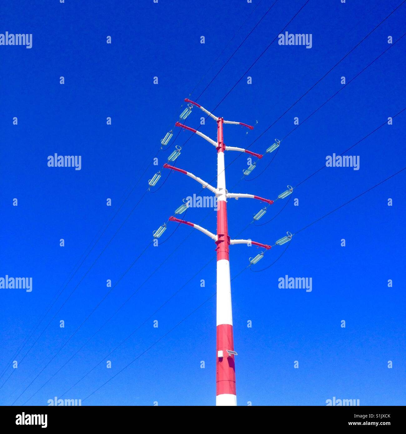 Electric Pylon - Smartphone Captured Stock Image