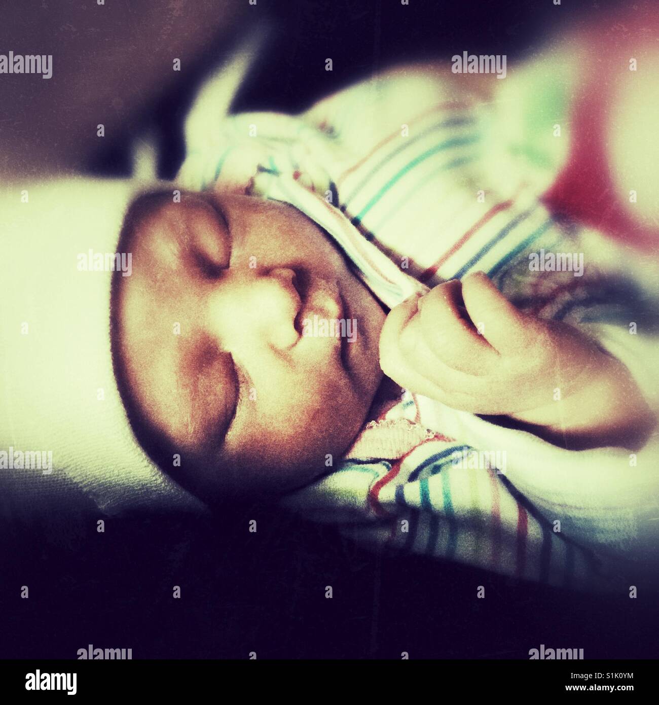 Her sleeping baby hi-res stock photography and images - Alamy