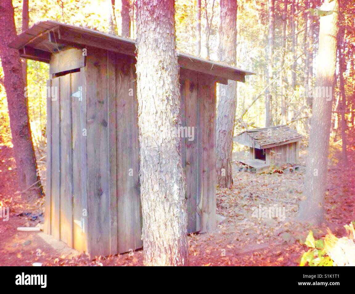 North Carolina outhouse - Smartphone Captured Stock Image