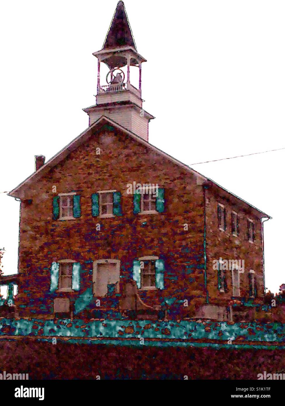 Lower Stone Church, Rockwell, NC Stock Photo Alamy