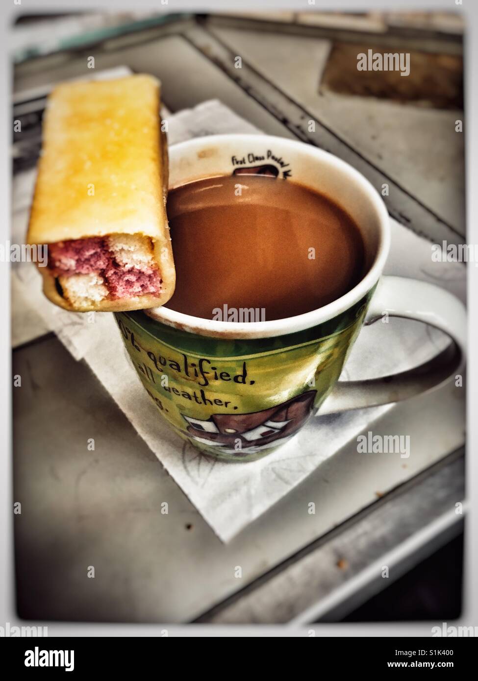 Tea Break at work Stock Photo Alamy