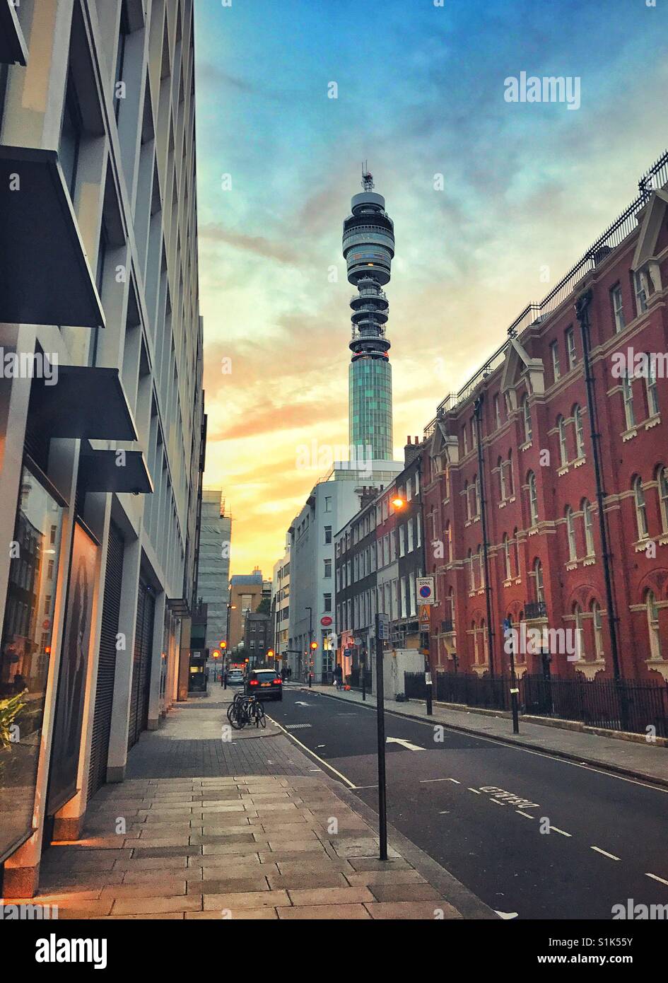 The BT Tower, London - Smartphone Captured Stock Image