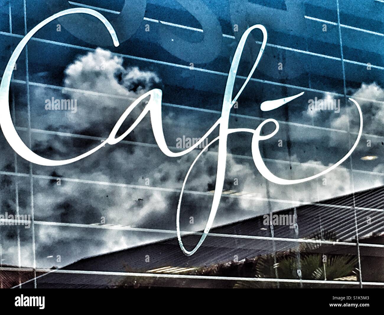 Modern cafe - Smartphone Captured Stock Image