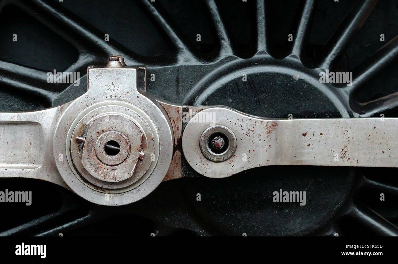 Steam Engine Wheel - Smartphone Captured Stock Image