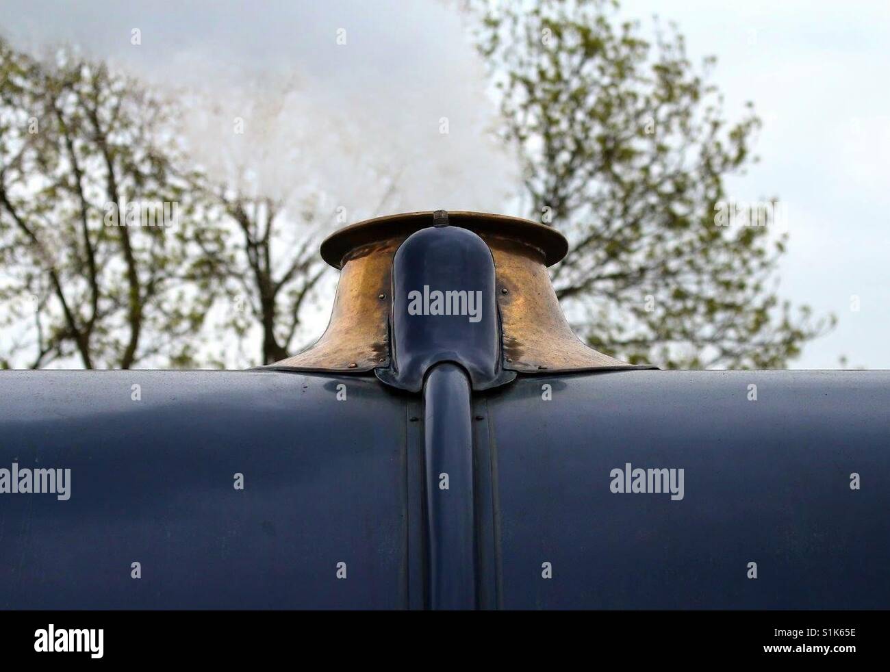 Steam Train Funnel - Smartphone Captured Stock Image