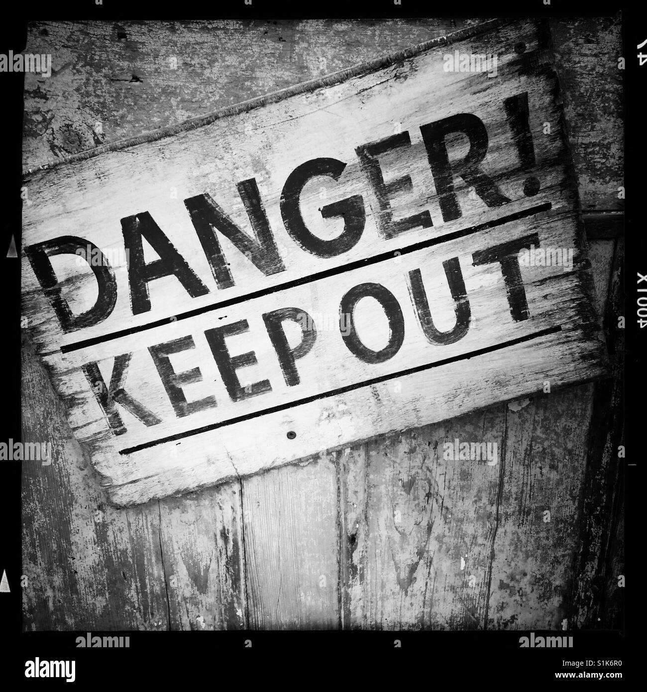 Danger Keep Out sign Stock Photo Alamy
