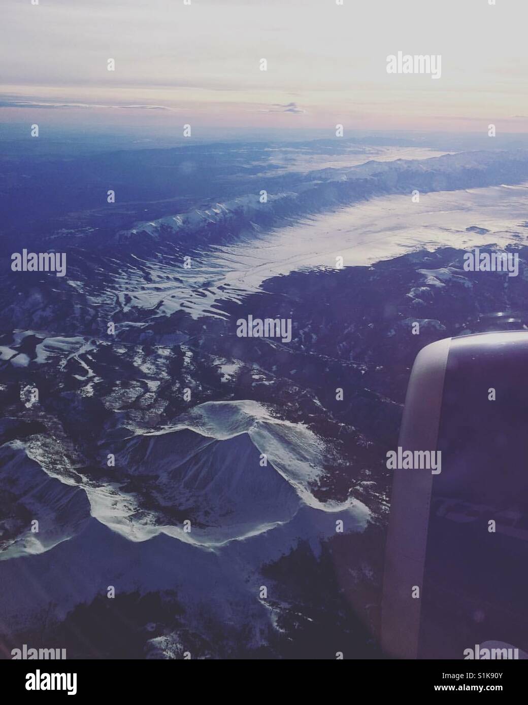 Somewhere Between Phoenix And Denver Stock Photo Alamy
