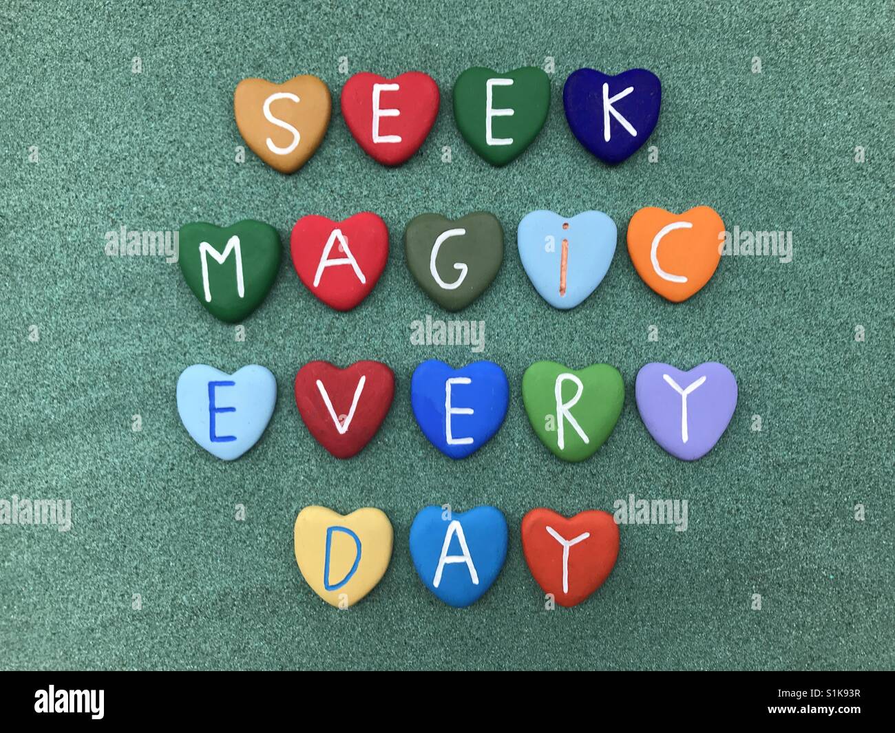 Seek Magic Every Day Stock Photo