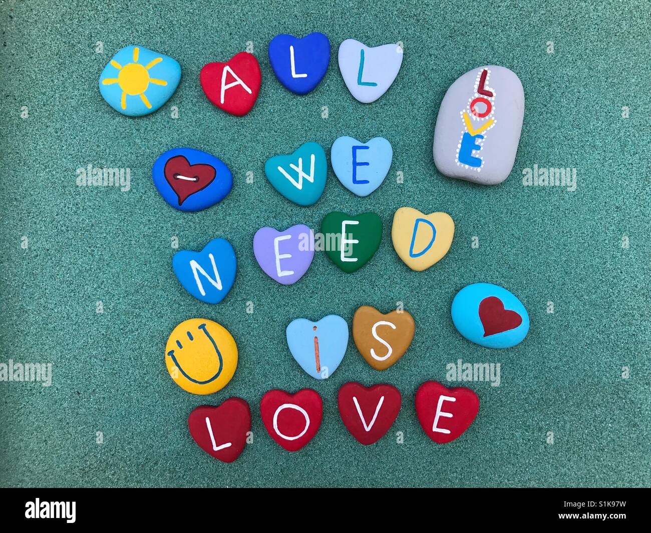All we need is love Stock Photo