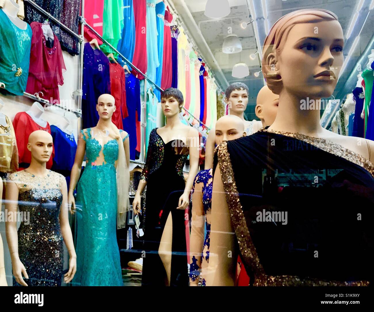 Mannequins, the fashion district NYC Stock Photo Alamy