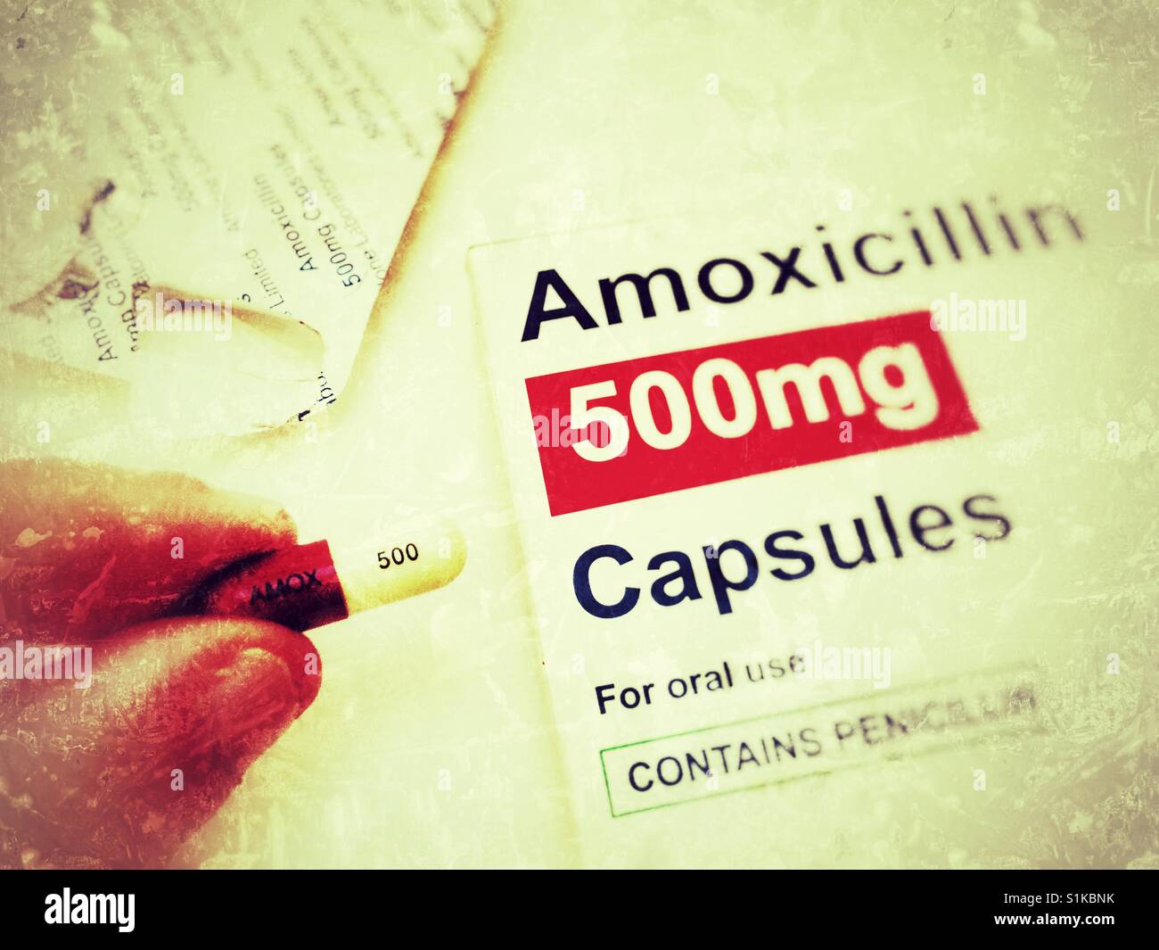 Amoxicillin antibiotics Stock Photo Alamy