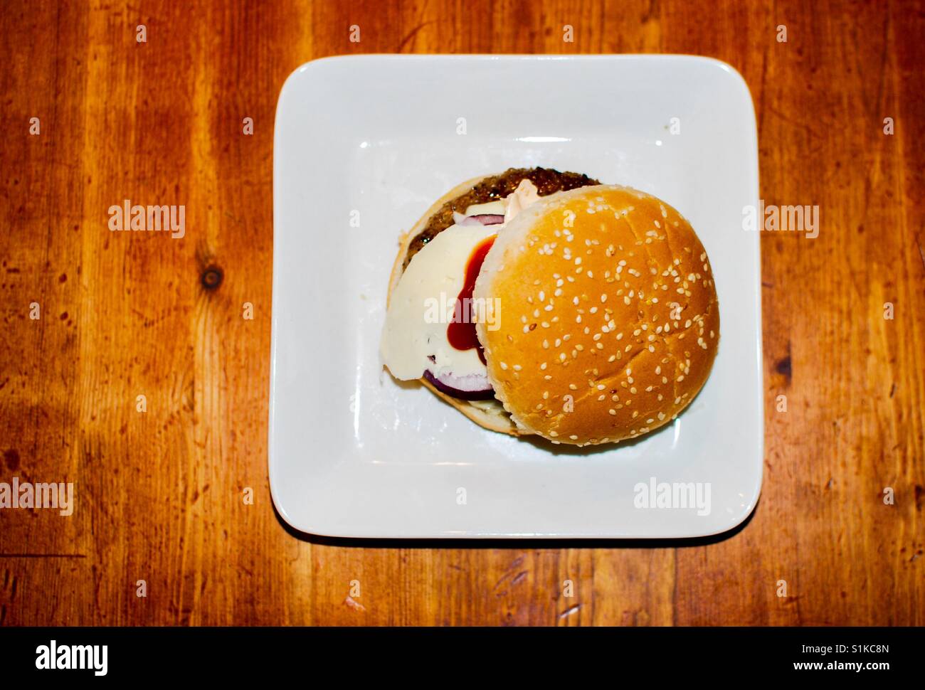 Burger Stock Photo