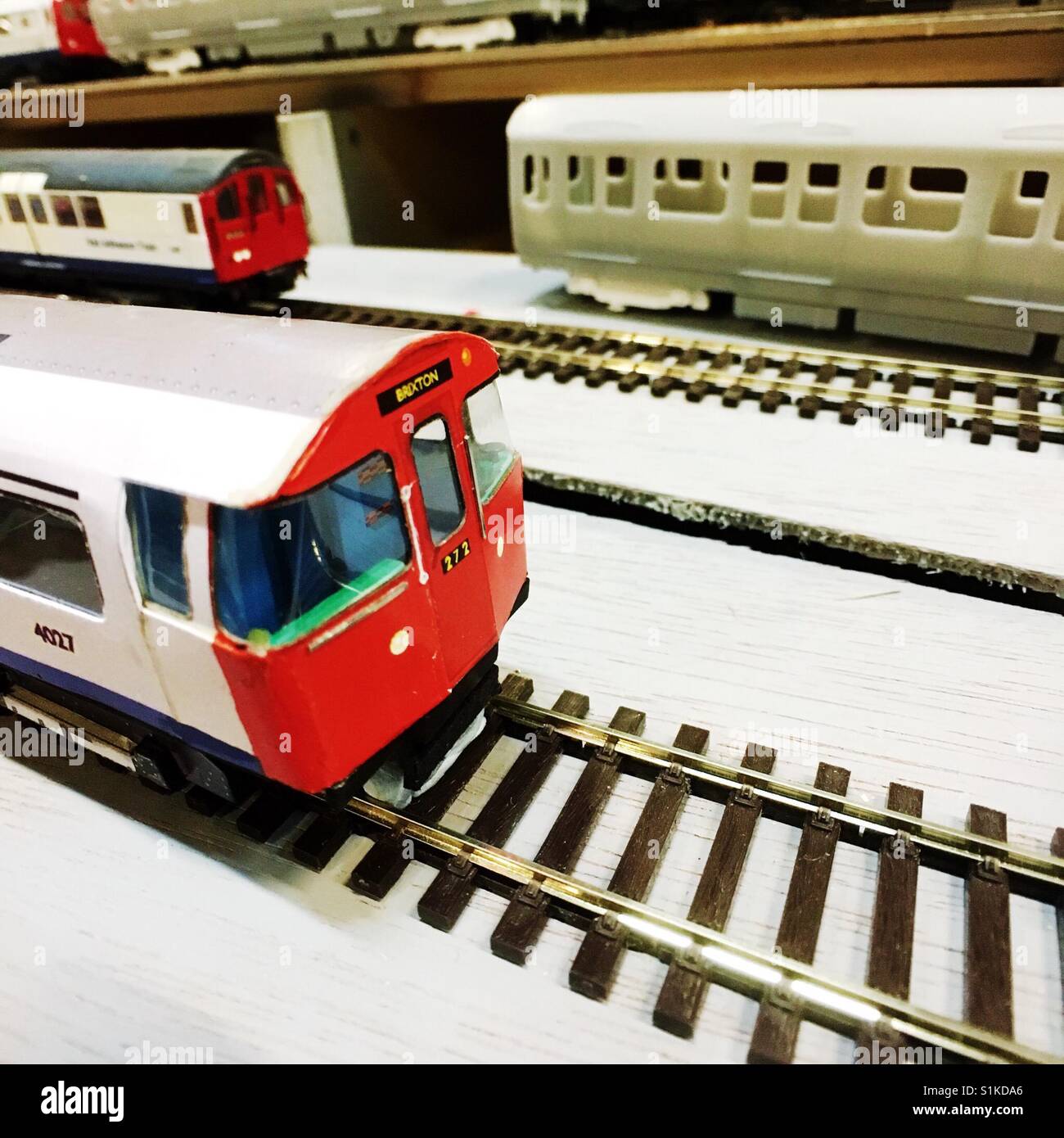 Model tube train hi-res stock photography and images - Alamy