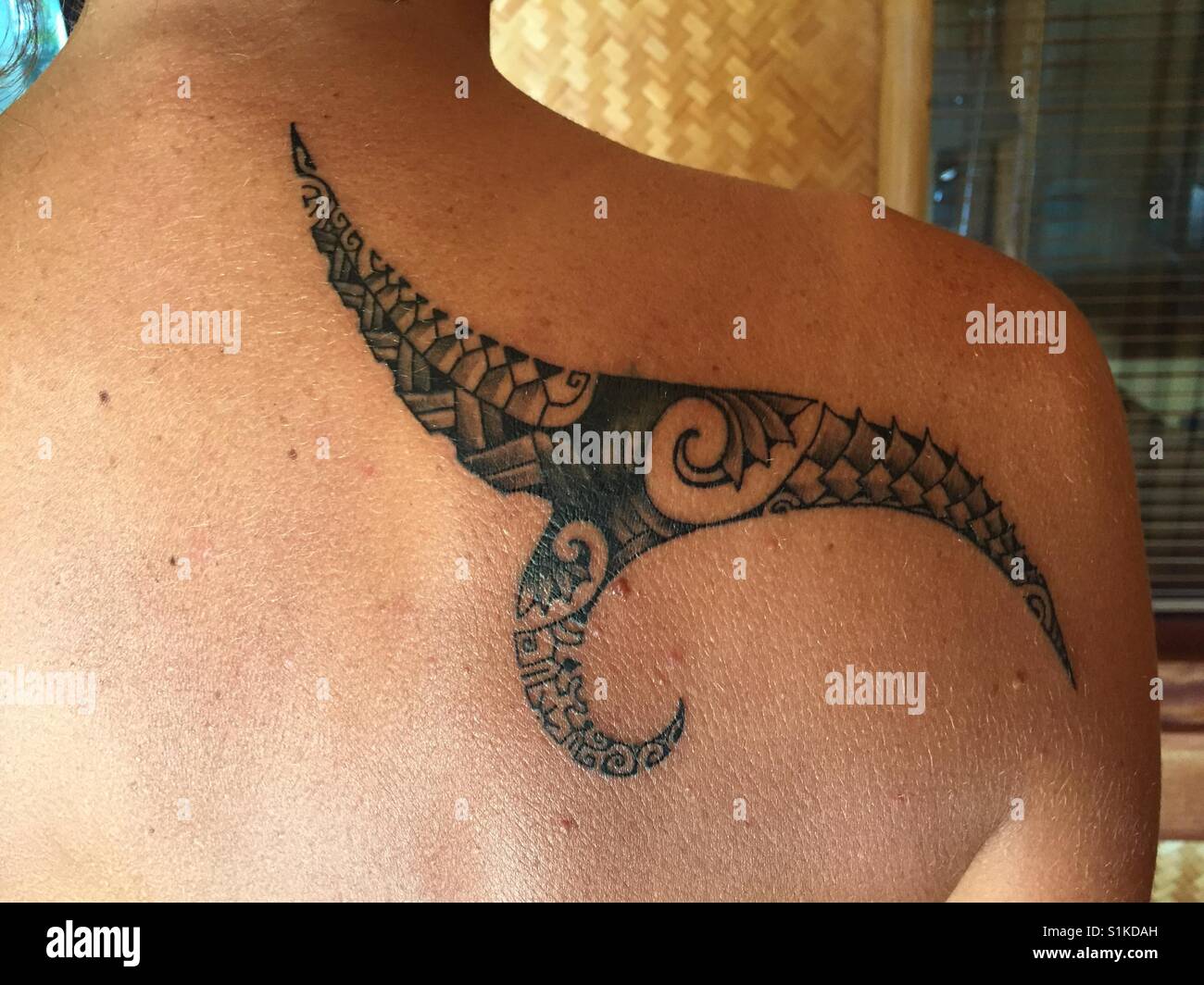 Tattoo - Smartphone Captured Stock Image