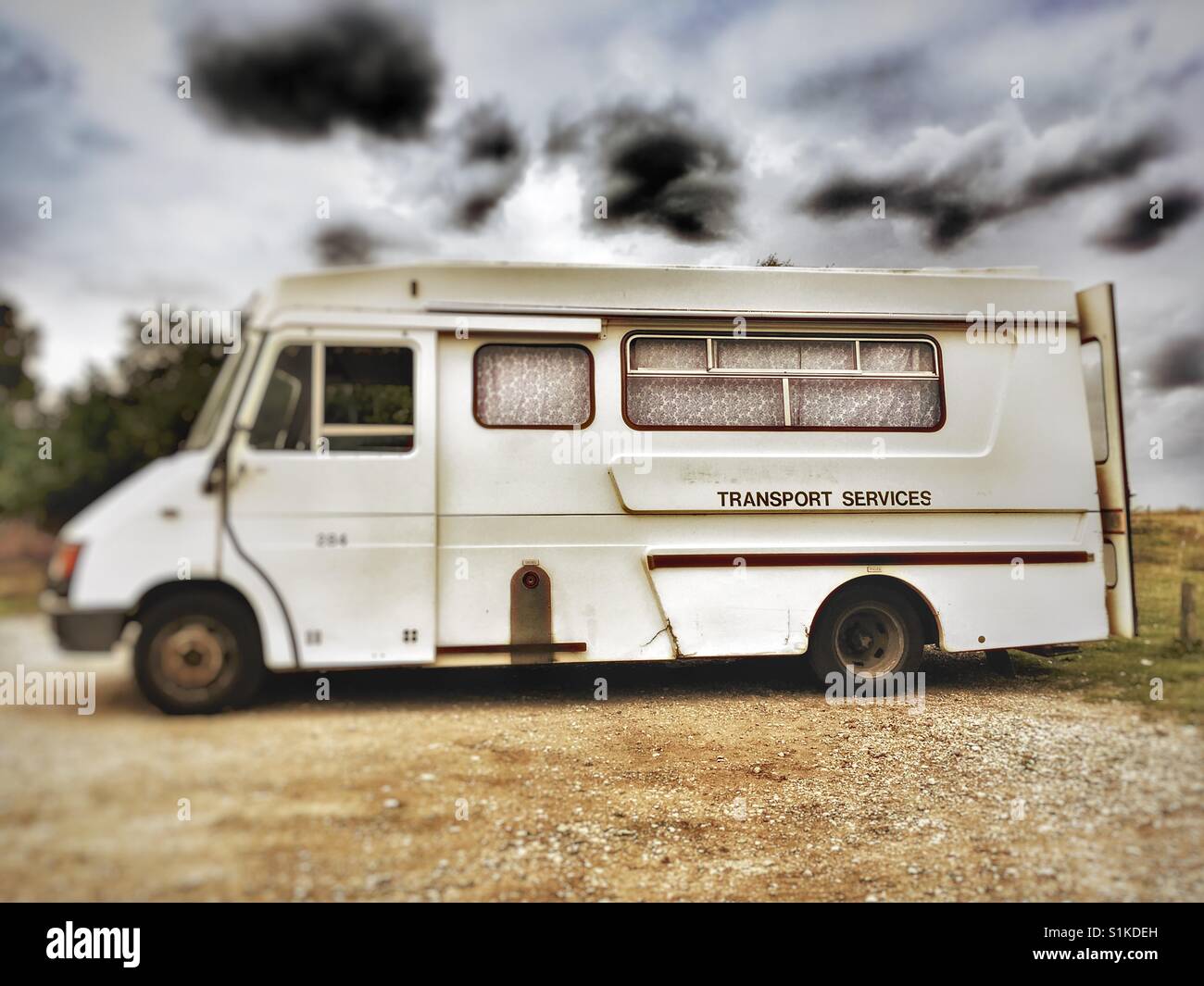 Ford minibus - Smartphone Captured Stock Image