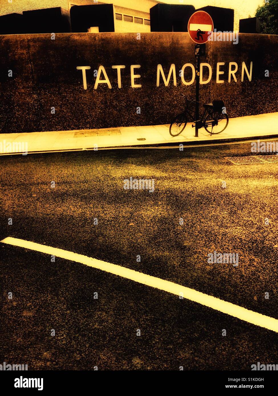 Tate Modern, Bankside, London, England - Smartphone Captured Stock Image