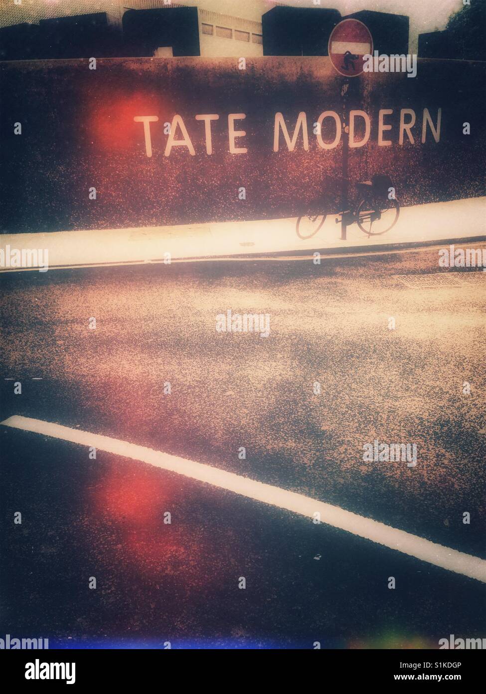 Tate modern, Bankside, London, England - Smartphone Captured Stock Image