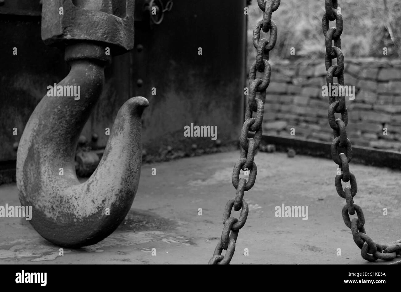 Chain and Hook - Smartphone Captured Stock Image